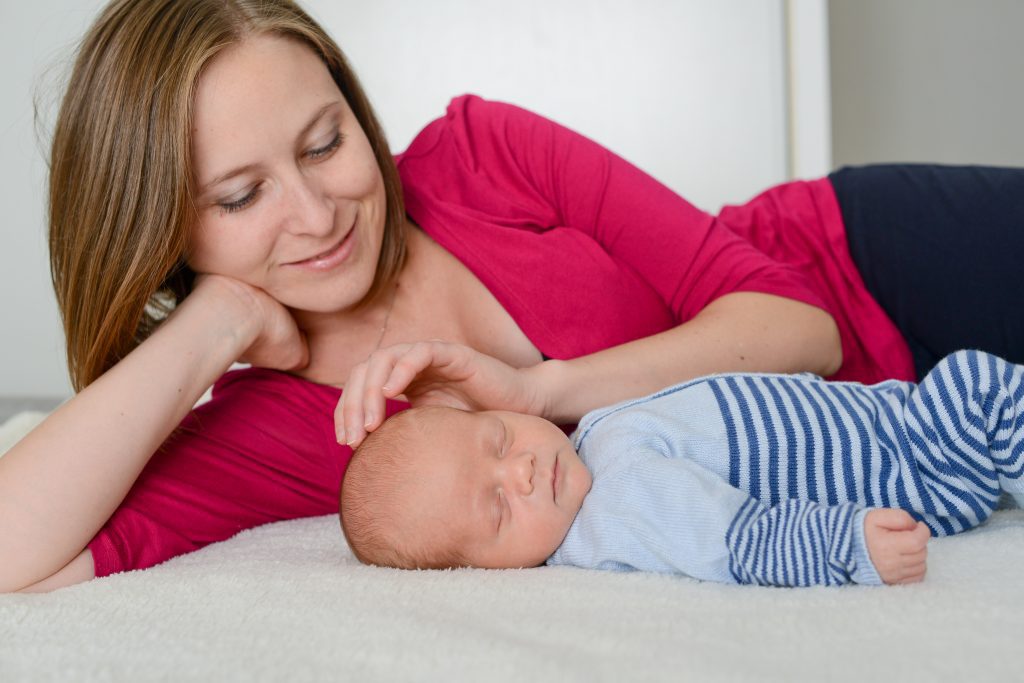 Portrait maman et bébé à lyon